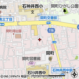 東京都練馬区関町南3丁目12-16周辺の地図