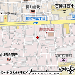 東京都練馬区関町南3丁目30-30周辺の地図