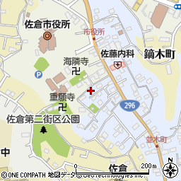 千葉県佐倉市並木町161周辺の地図