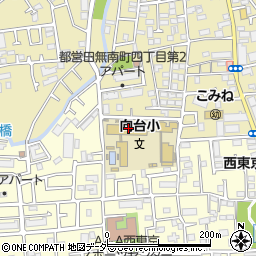西東京市立向台小学校周辺の地図
