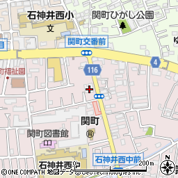 東京都練馬区関町南3丁目12-34周辺の地図