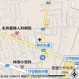 ファミリーマート立川砂川九番店周辺の地図