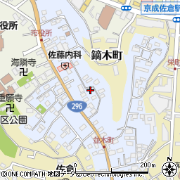 千葉県佐倉市並木町109周辺の地図
