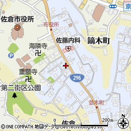 千葉県佐倉市並木町119周辺の地図