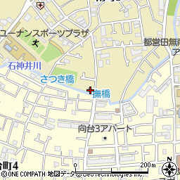 田無向台郵便局 ＡＴＭ周辺の地図