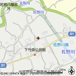 山梨県甲州市塩山中萩原905周辺の地図