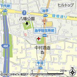 福徳禅寺周辺の地図