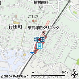 カードショップわいわい塚田店周辺の地図