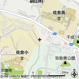 千葉県佐倉市鏑木町1047-85周辺の地図