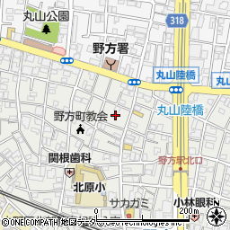 東京都中野区野方6丁目23周辺の地図