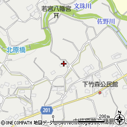 山梨県甲州市塩山中萩原816周辺の地図