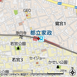 都立家政駅 東京都中野区 駅 路線図から地図を検索 マピオン