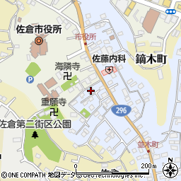 千葉県佐倉市並木町164周辺の地図