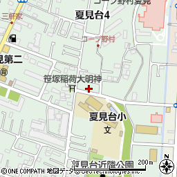 千葉県船橋市夏見台4丁目16-63周辺の地図