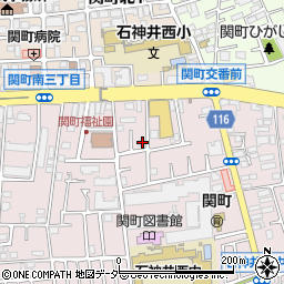 東京都練馬区関町南3丁目14-22周辺の地図