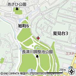 千葉県船橋市夏見台3丁目14-13周辺の地図