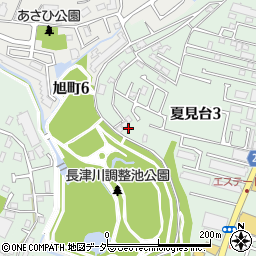 千葉県船橋市夏見台3丁目14-12周辺の地図