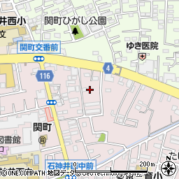 東京都練馬区関町南3丁目5周辺の地図