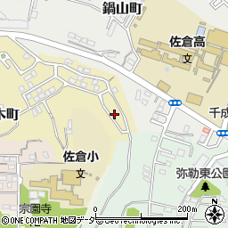 千葉県佐倉市鏑木町1047-55周辺の地図