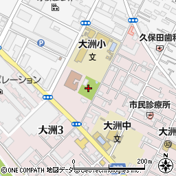 市川駅南公園周辺の地図