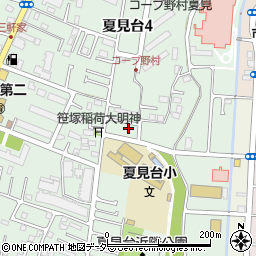 千葉県船橋市夏見台4丁目16-73周辺の地図