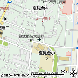 千葉県船橋市夏見台4丁目16-72周辺の地図