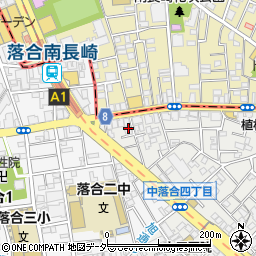 東京都新宿区中落合3丁目29周辺の地図