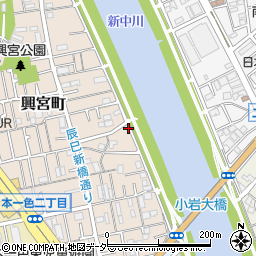 東京都江戸川区興宮町26周辺の地図