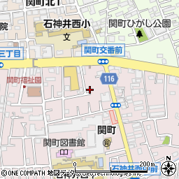 東京都練馬区関町南3丁目12周辺の地図