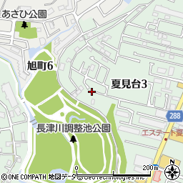 千葉県船橋市夏見台3丁目14-28周辺の地図