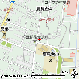 千葉県船橋市夏見台4丁目16-68周辺の地図