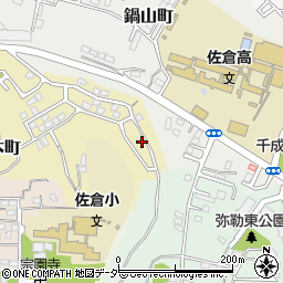 千葉県佐倉市鏑木町1047-54周辺の地図