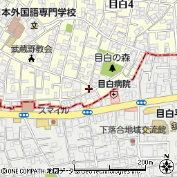 東京都豊島区目白4丁目8-16周辺の地図