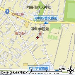 東京都立川市砂川町1丁目52-5周辺の地図