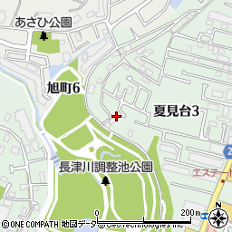 千葉県船橋市夏見台3丁目14-15周辺の地図