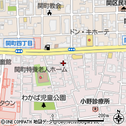 東京都練馬区関町南4丁目7-20周辺の地図