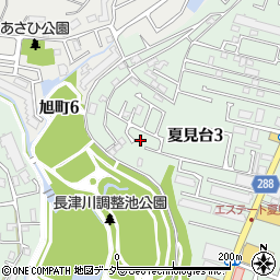 千葉県船橋市夏見台3丁目14-29周辺の地図
