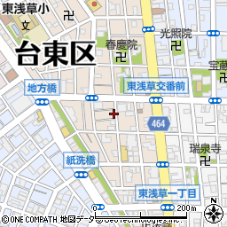 染谷米店周辺の地図