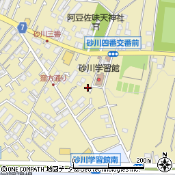 東京都立川市砂川町1丁目52-21周辺の地図