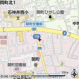 東京都練馬区関町南3丁目6-12周辺の地図