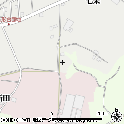 千葉県富里市七栄243-27周辺の地図