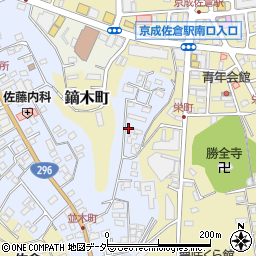 千葉県佐倉市並木町216周辺の地図