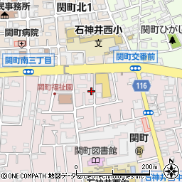 東京都練馬区関町南3丁目14-21周辺の地図