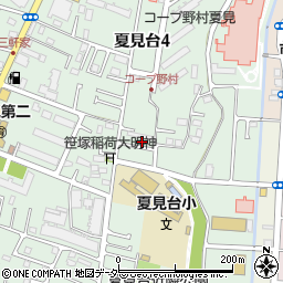 千葉県船橋市夏見台4丁目16-78周辺の地図