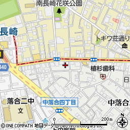東京都新宿区中落合3丁目25周辺の地図