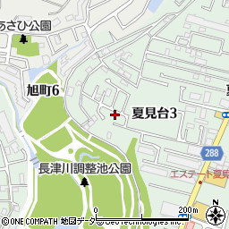 千葉県船橋市夏見台3丁目14-41周辺の地図