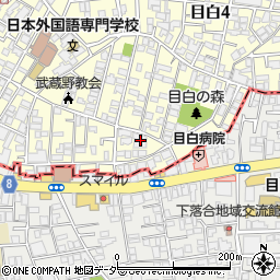 東京都豊島区目白4丁目8-13周辺の地図