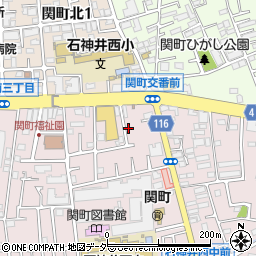 東京都練馬区関町南3丁目12-19周辺の地図