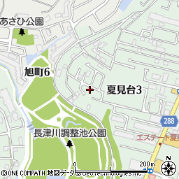 千葉県船橋市夏見台3丁目14-33周辺の地図