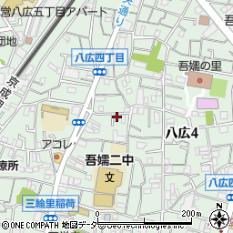 東京都墨田区八広周辺の地図
